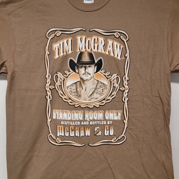 Tim McGraw 2024 Tour Standing Room Only Shirt X-Large - Picture 1 of 2